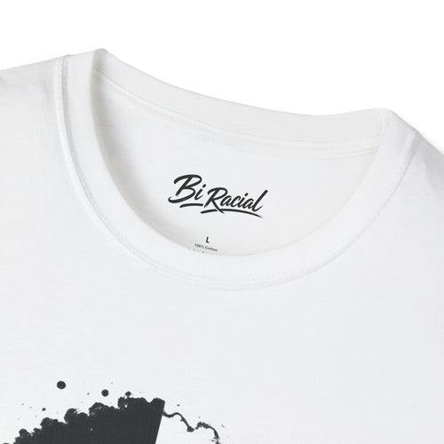 Biracial Pride T-Shirt — 'Bi Racial' Script Tee with Female Duality Logo